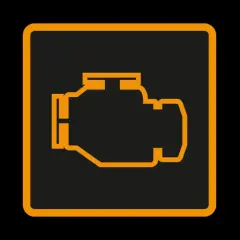 Icône de voyant moteur allumé. Pour savoir comment enlever le voyant casse moteur, consultez un professionnel.