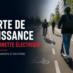 Perte de puissance trottinette électrique : ma voiture ne monte pas facilement une pente. Causes, diagnostic et solutions.