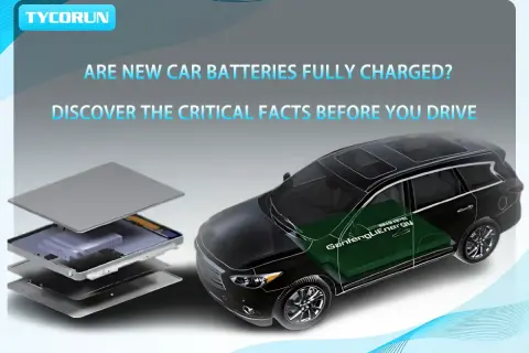 Une voiture électrique avec sa batterie décomposée. Faut-il charger une batterie neuve ? Découvrez les faits essentiels avant de conduire.