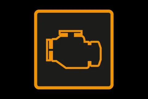 Icône de voyant moteur allumé. Pour savoir comment enlever le voyant casse moteur, consultez un professionnel.