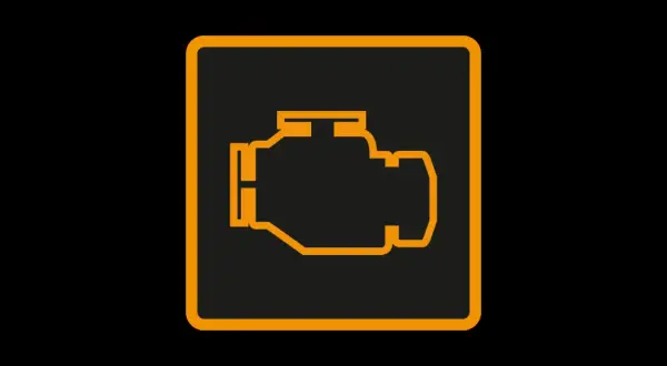 Icône de voyant moteur allumé. Pour savoir comment enlever le voyant casse moteur, consultez un professionnel.