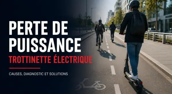 Perte de puissance trottinette électrique : ma voiture ne monte pas facilement une pente. Causes, diagnostic et solutions.