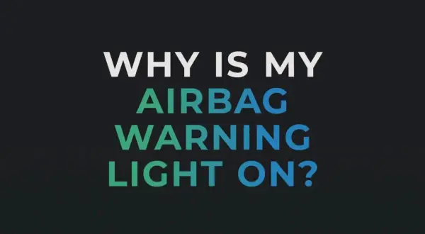 Pourquoi mon voyant airbag est allumé ? Vérifiez le fusible airbag.