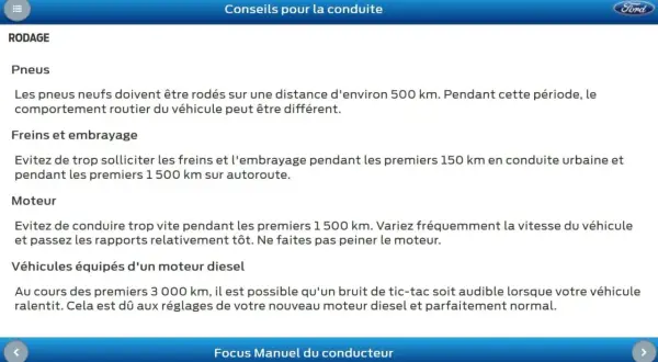 Conseils pour le rodage d'une voiture : pneus, freins, embrayage et moteur. Respectez les distances et les vitesses recommandées pour un rodage optimal.