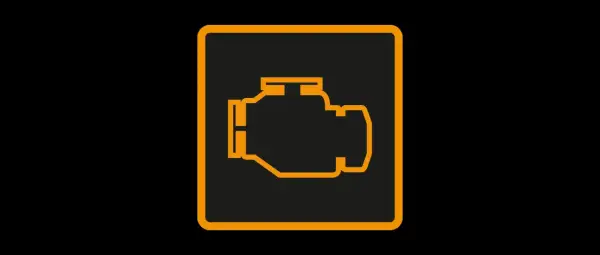 Icône de voyant moteur allumé. Pour savoir comment enlever le voyant casse moteur, consultez un professionnel.