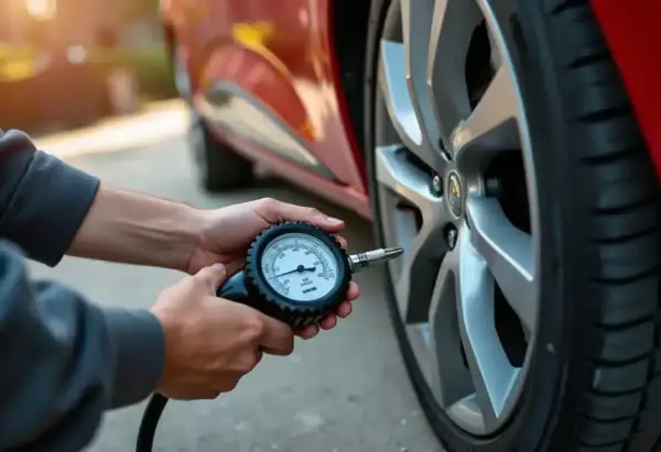 Maintenez la pression de vos pneus de Clio 4. Un manomètre vérifie la pression avant un éventuel reset pneu Clio 4.